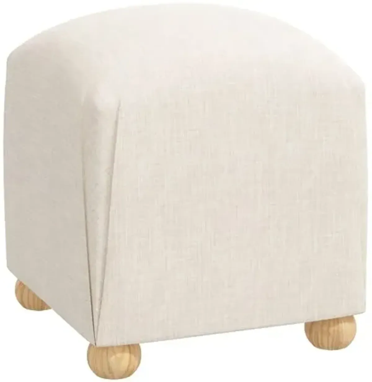 Luna Ottoman - Linen - Beige