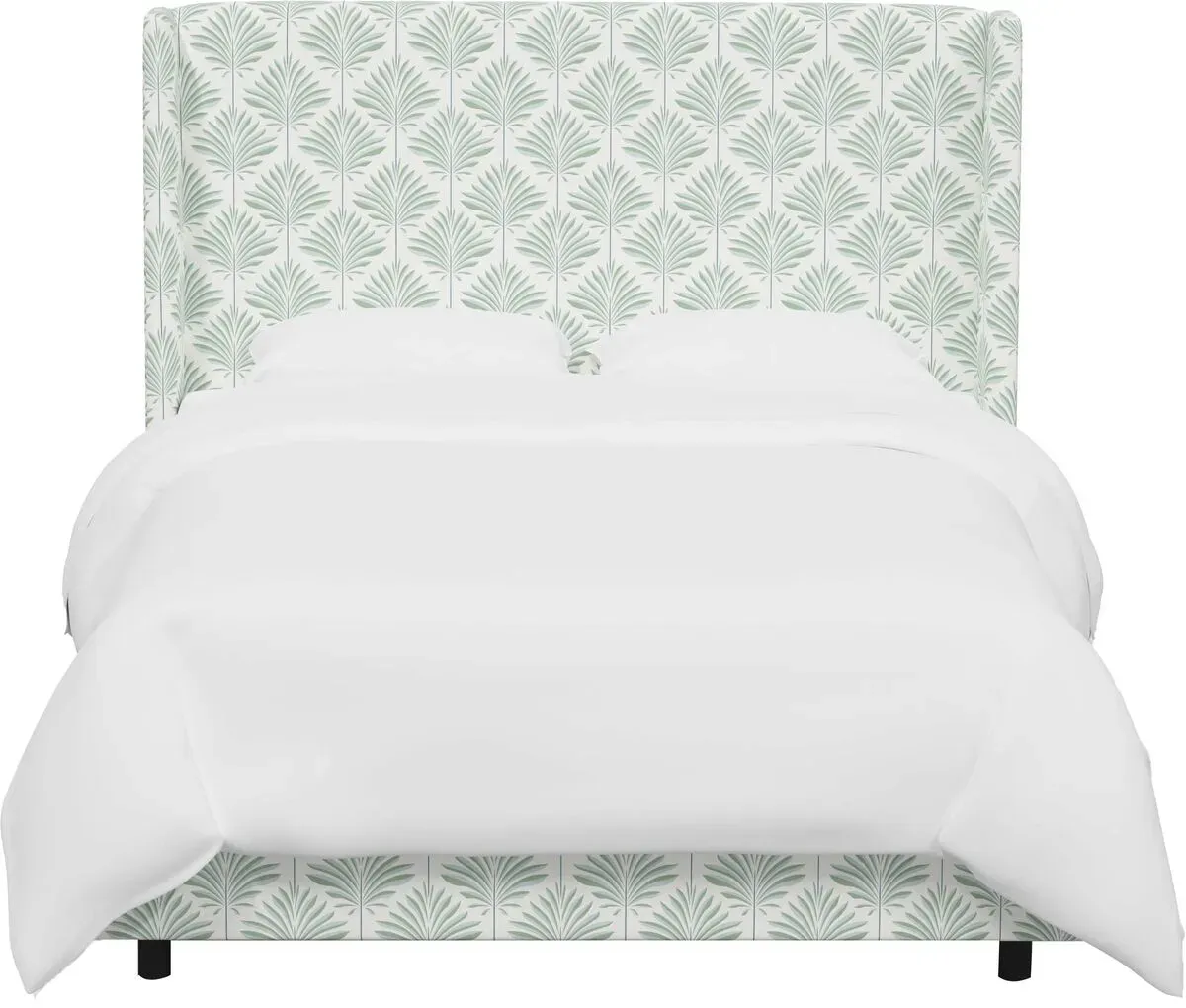 Kelly Wingback Bed, Cerifera Palm