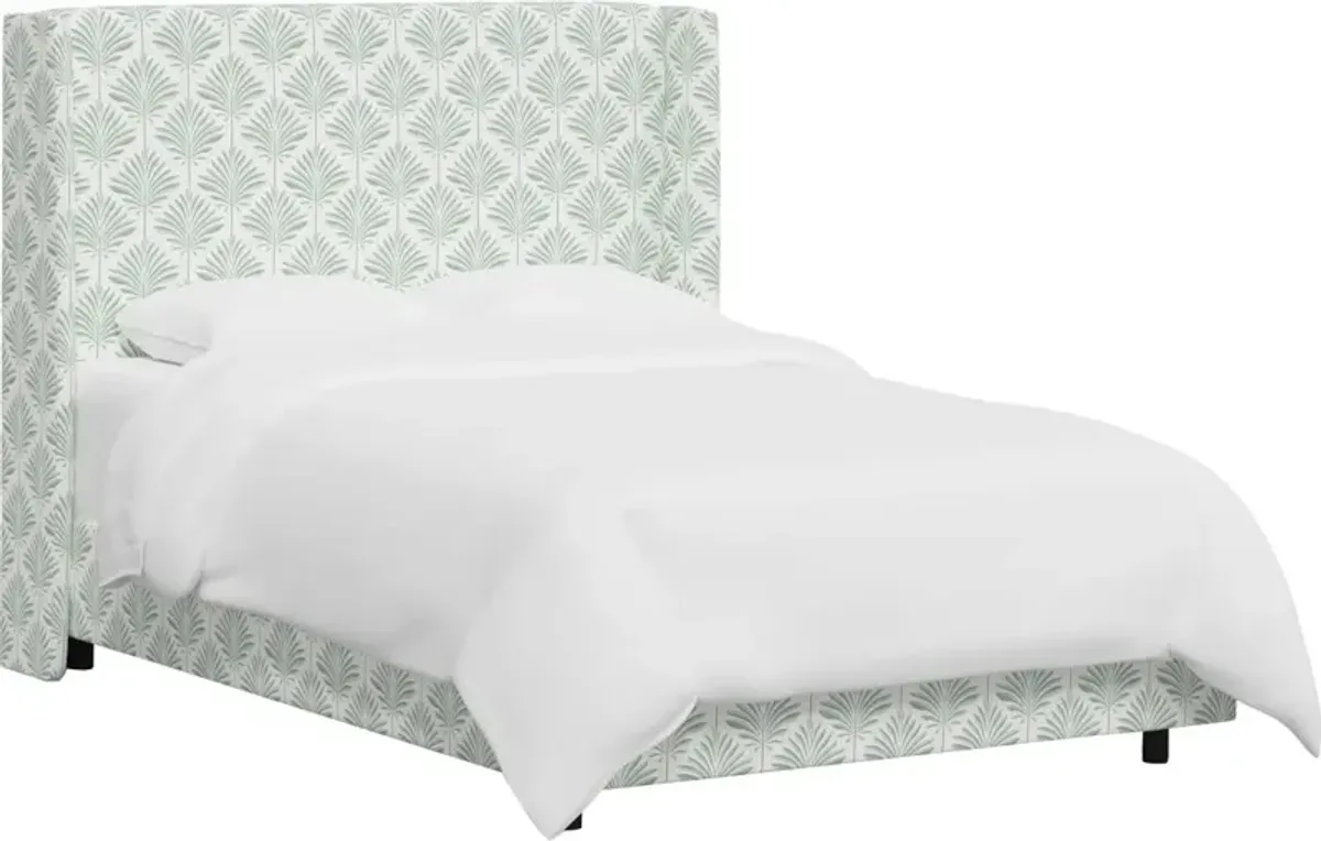 Kelly Wingback Bed, Cerifera Palm