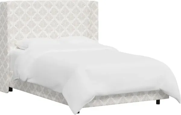 Kelly Wingback Bed, Cerifera Palm