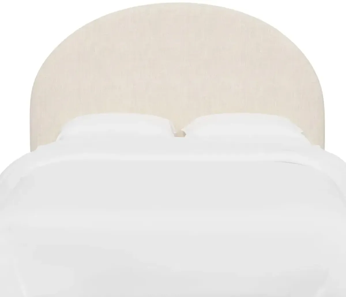 Miliana Arched Headboard, Linen