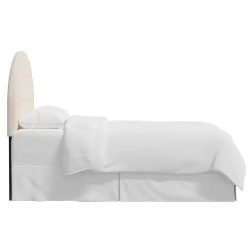 Miliana Arched Headboard - Linen - Beige