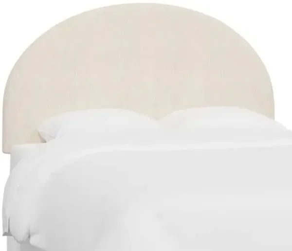 Miliana Arched Headboard - Linen - Beige