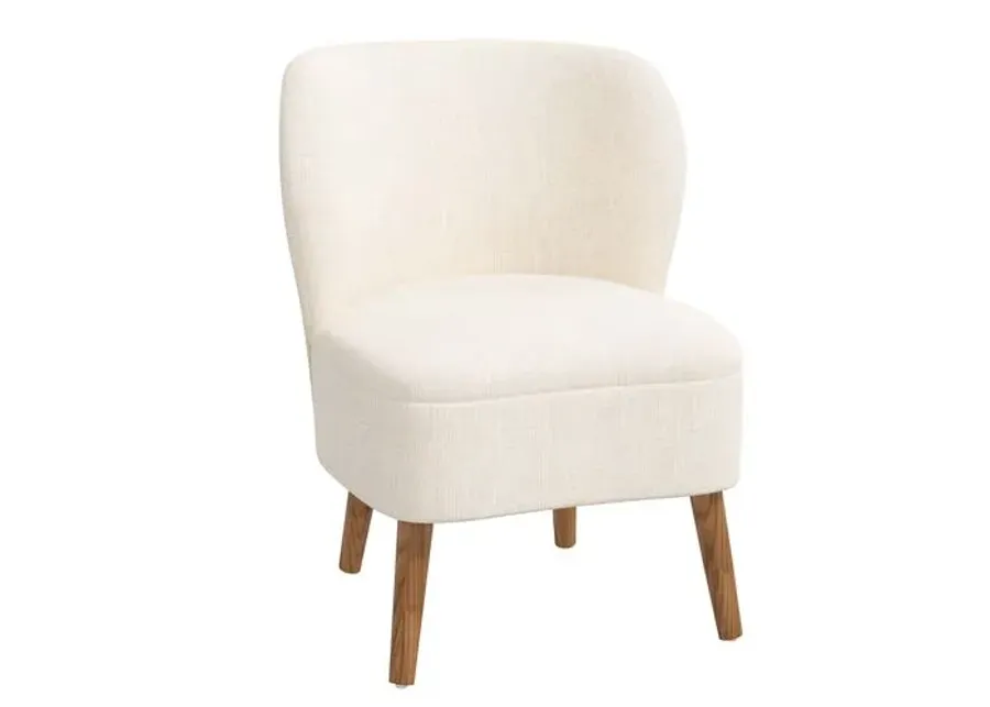 Kiki Accent Chair - Linen - Beige, Comfortable, Durable, Cushioned