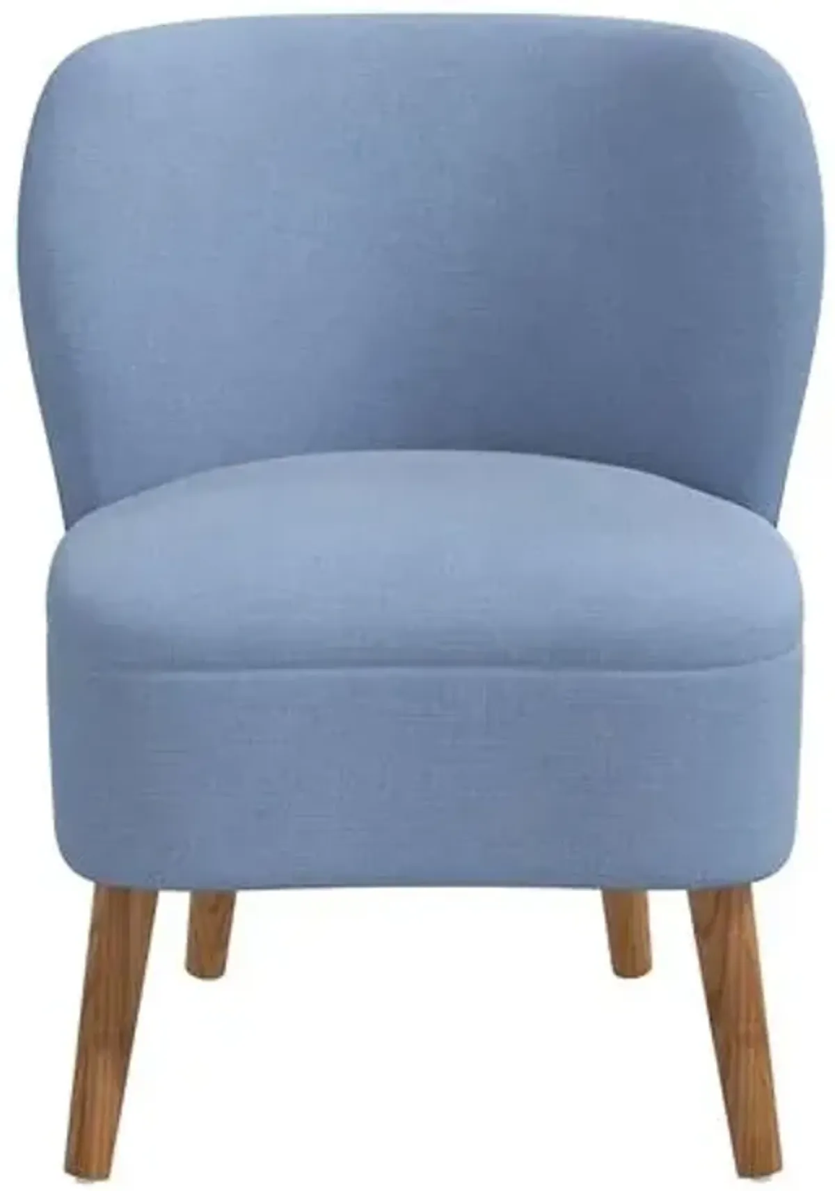 Kiki Accent Chair - Linen - Blue, Comfortable, Durable, Cushioned