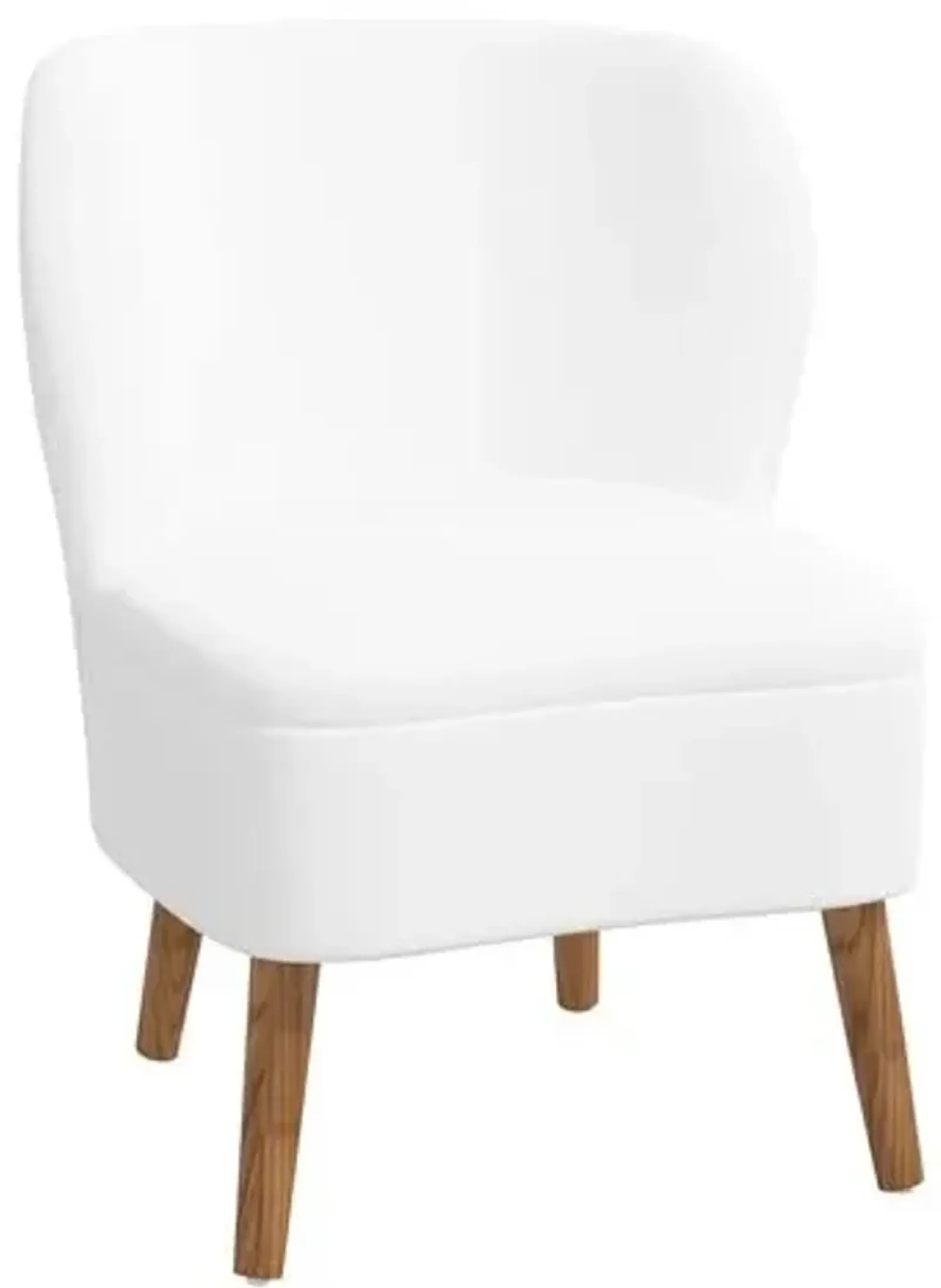 Kiki Accent Chair - Linen - White, Comfortable, Durable, Cushioned