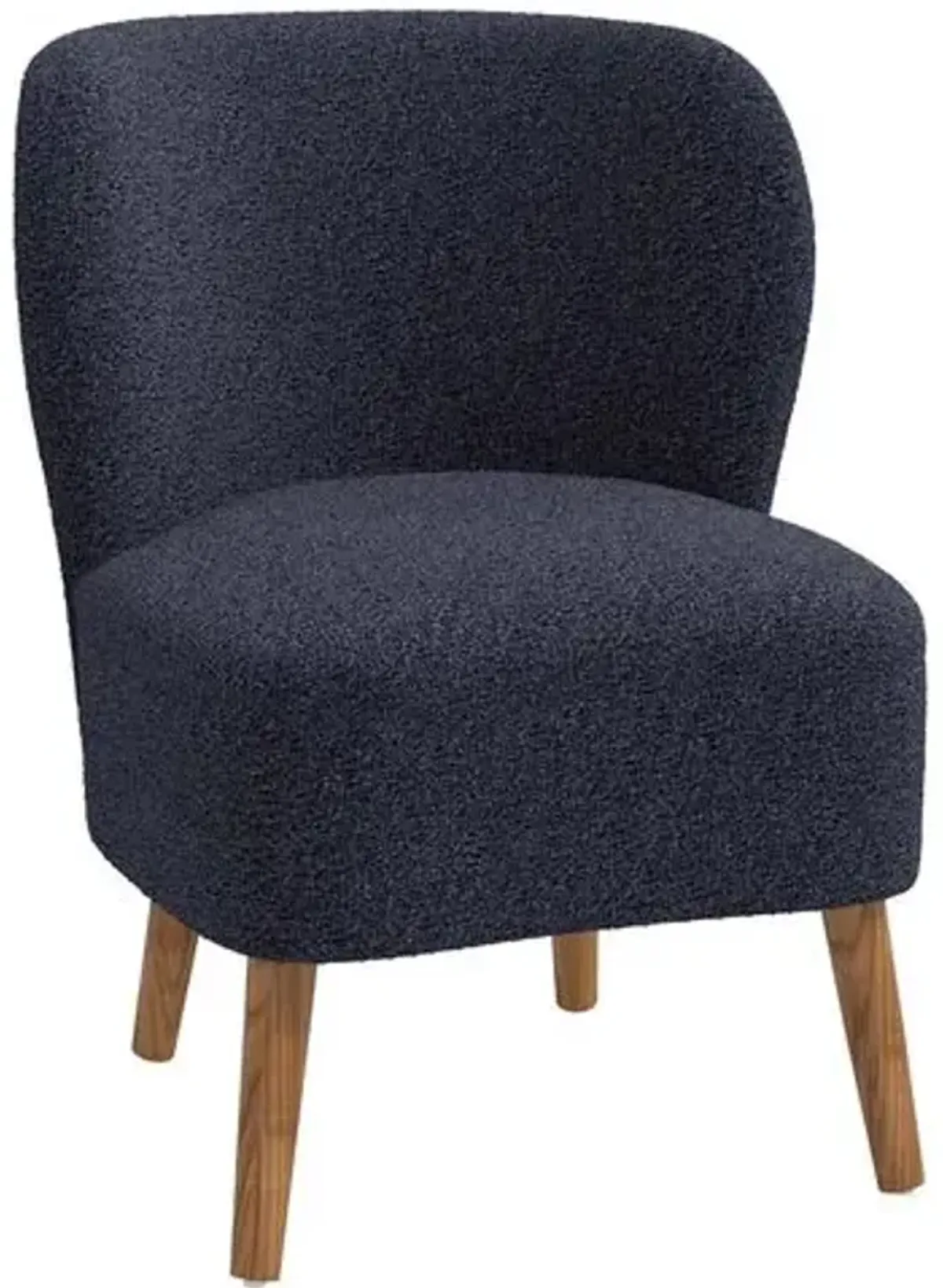 Kiki Accent Chair - Boucle - Blue, Comfortable, Durable, Cushioned