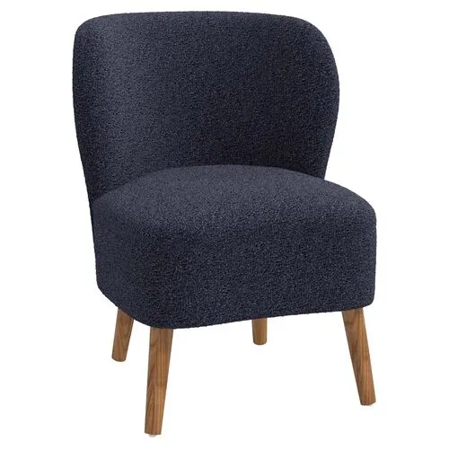 Kiki Accent Chair - Boucle - Blue, Comfortable, Durable, Cushioned