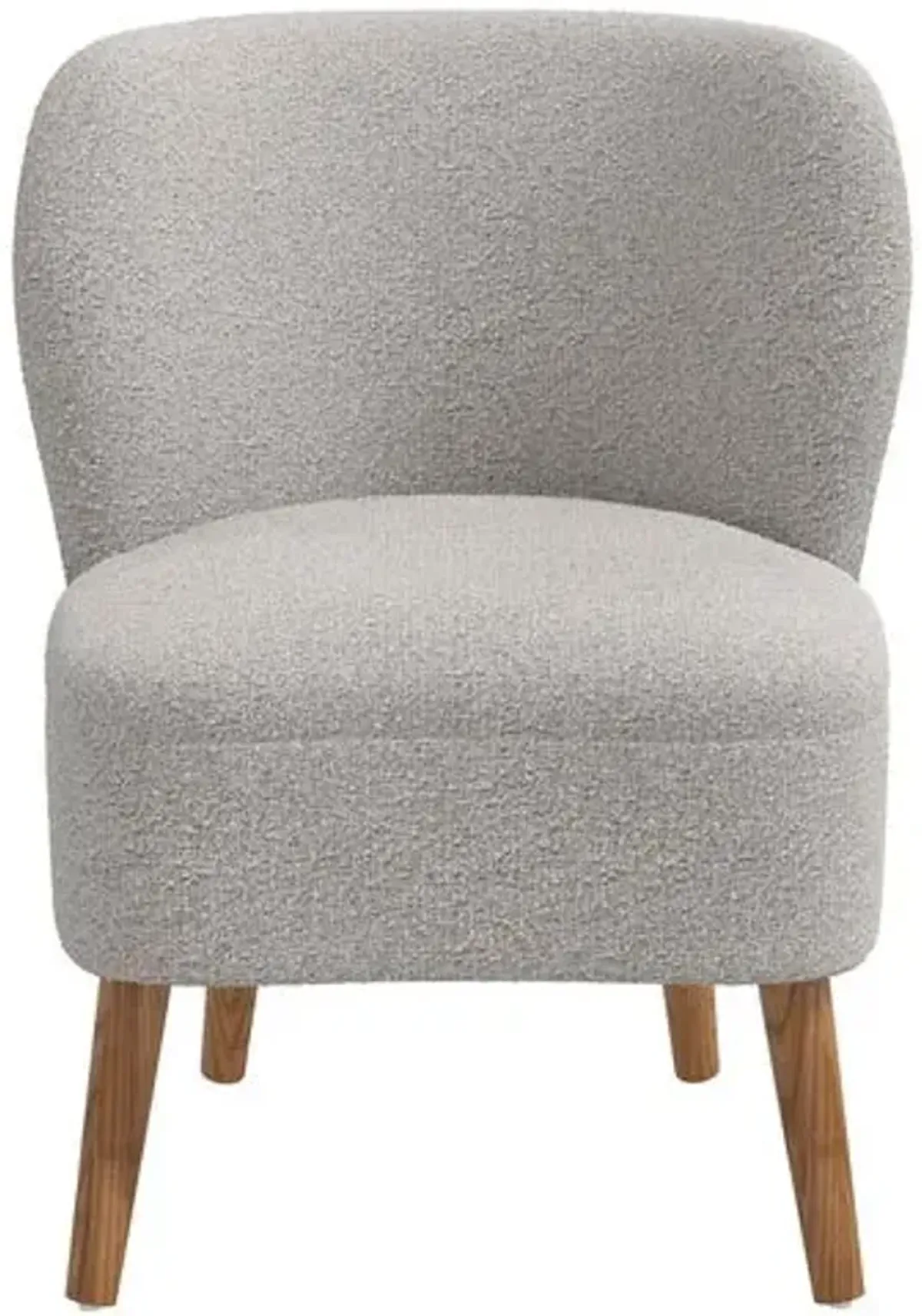 Kiki Accent Chair - Boucle - Gray, Comfortable, Durable, Cushioned