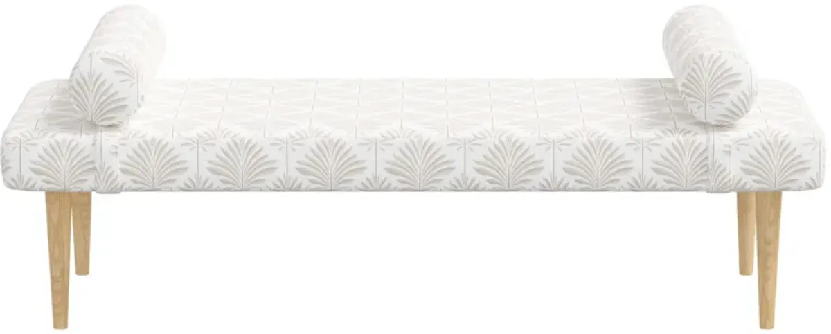 Raelyn Daybed,Cerifera Palm - Beige - Comfortable, Sturdy