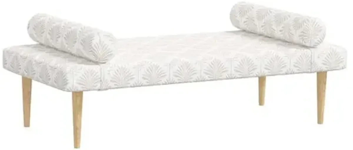 Raelyn Daybed,Cerifera Palm - Beige - Comfortable, Sturdy