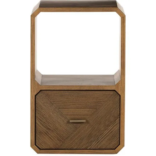 Loren End Table - Brown