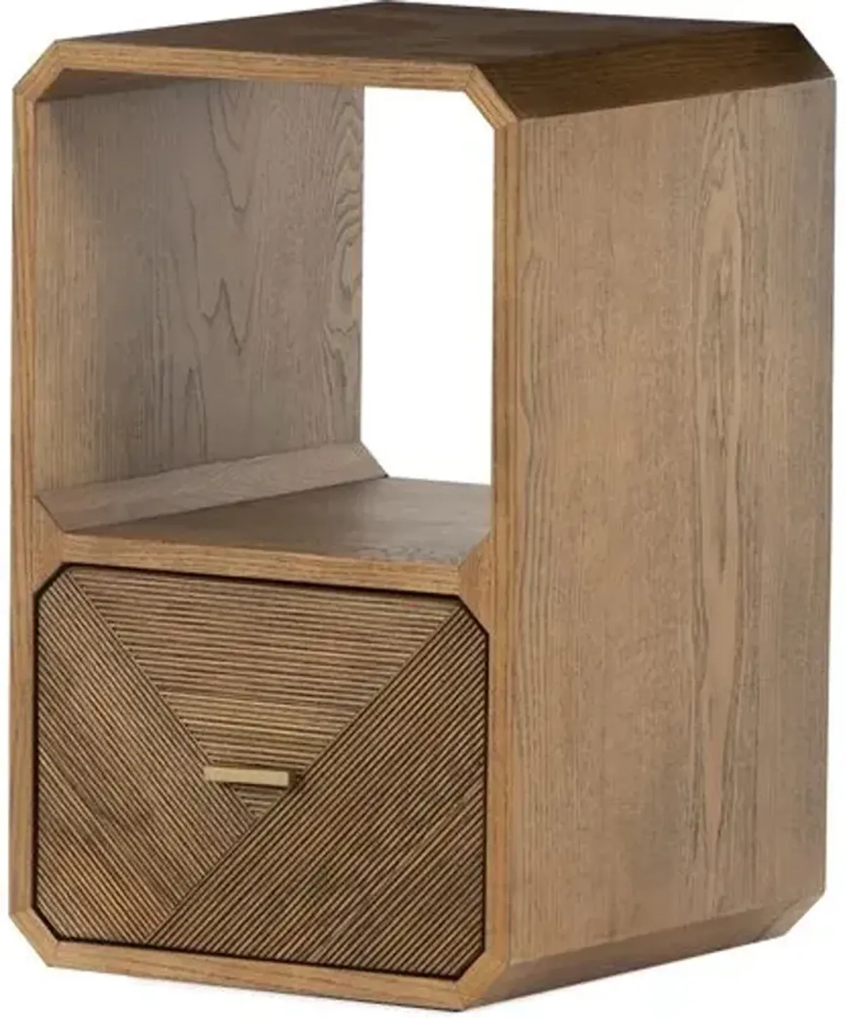 Loren End Table - Brown