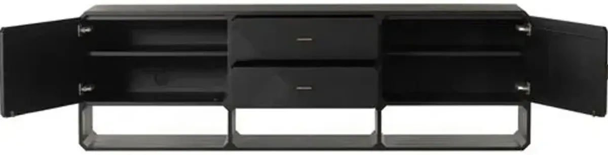 Loren Media Console - Black