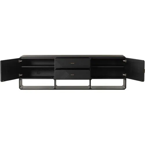 Loren Media Console - Black