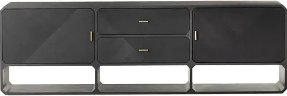 Loren Media Console - Black