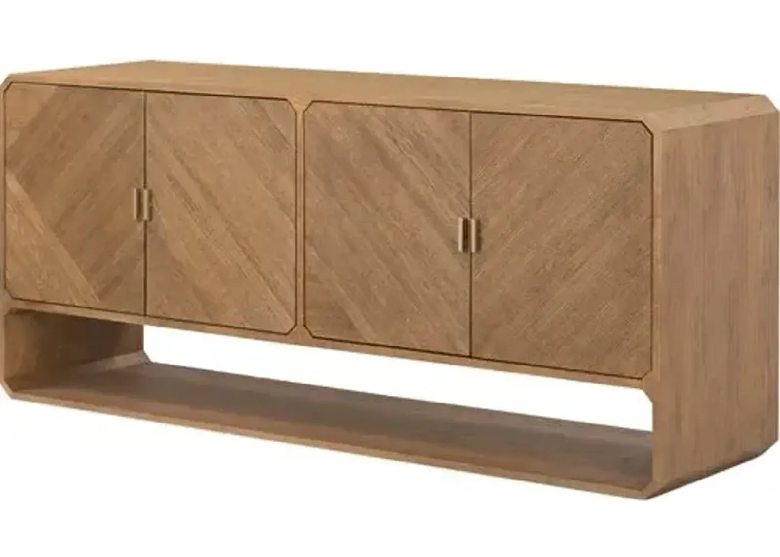 Loren 4-Door Sideboard - Brown