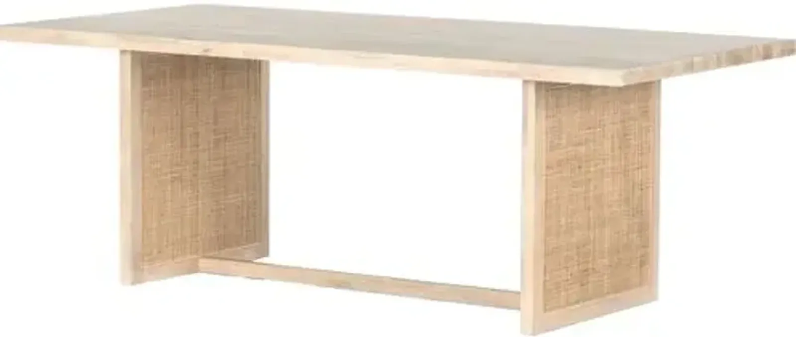 Michaela Cane Rectangular Dining Table