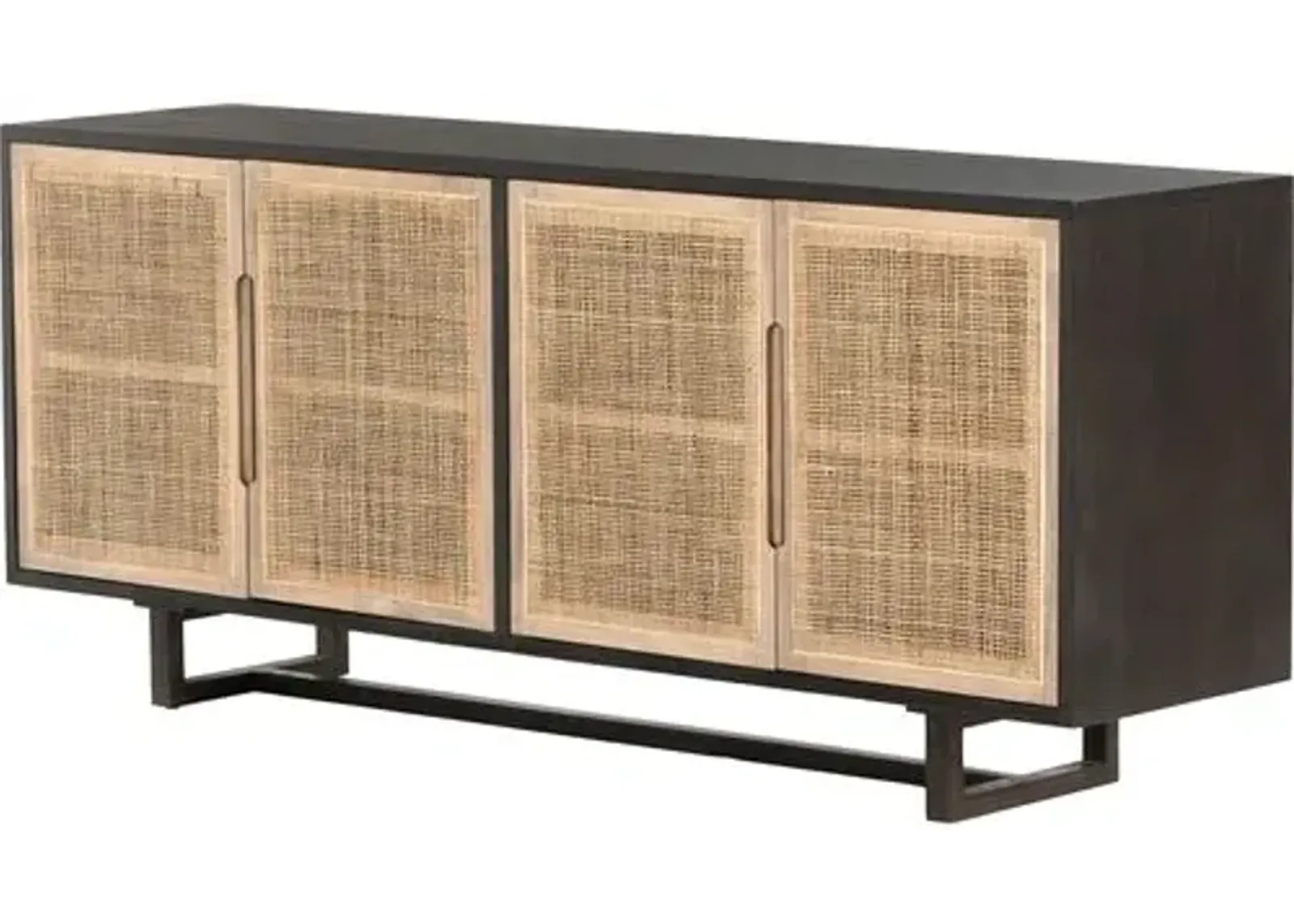 Michaela Cane Sideboard - Black Mango