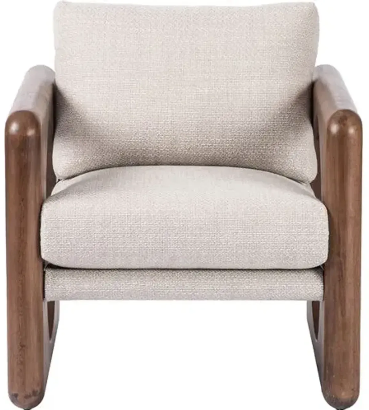 Bradley Accent Chair - Gibson Wheat Performance - Beige, Comfortable, Durable, Cushioned