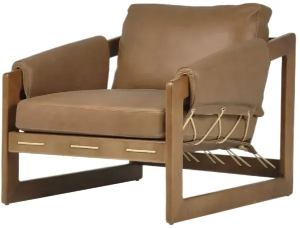 Benie Accent Chair, Palermo Cognac Leather