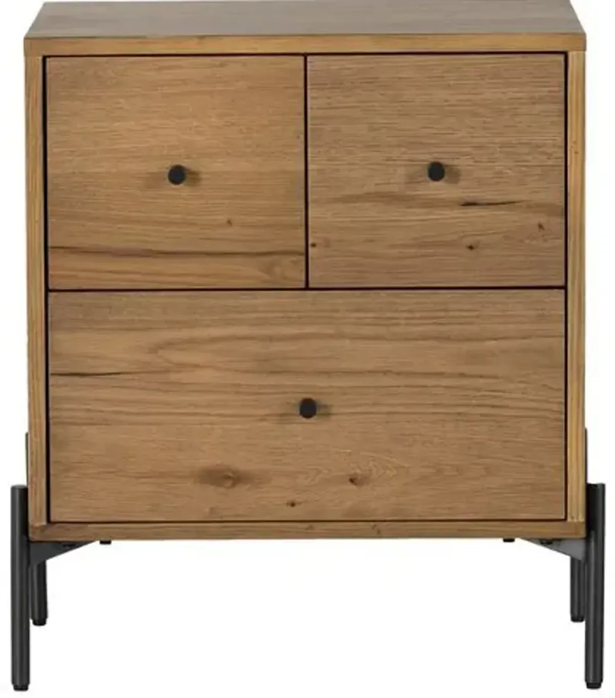 Meena Nightstand - Amber Oak