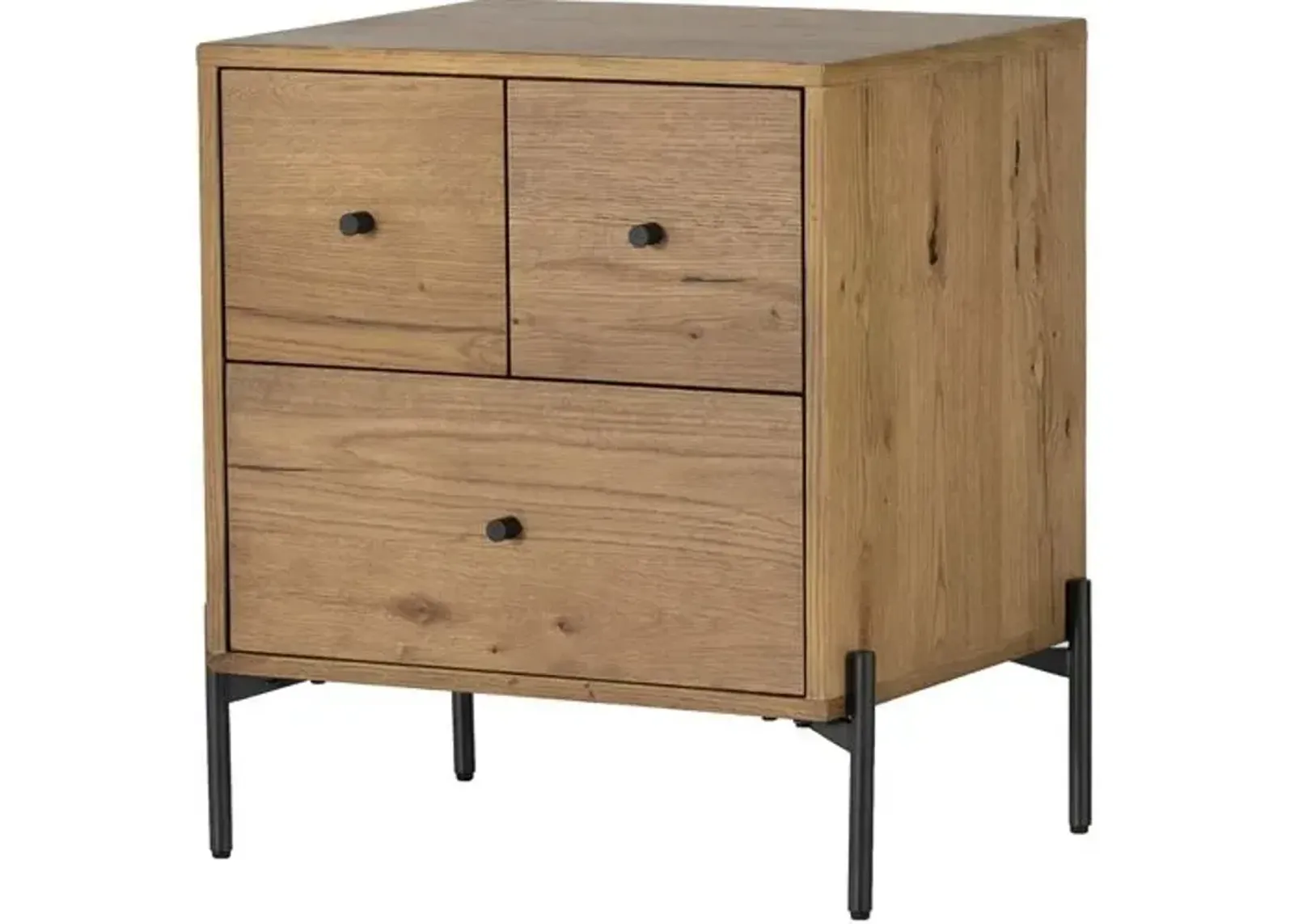 Alexis Nightstand - Amber Oak