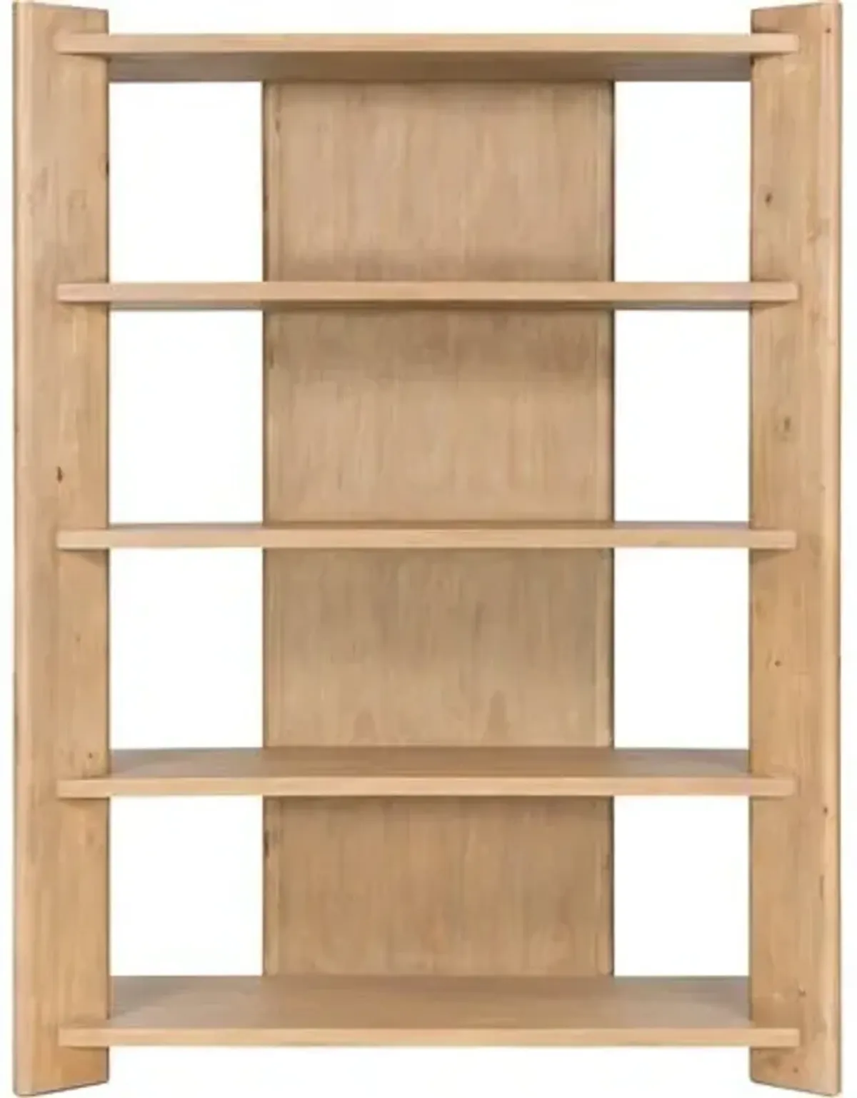 Tommy Grand Bookcase - Natural Smoked Pine - Beige