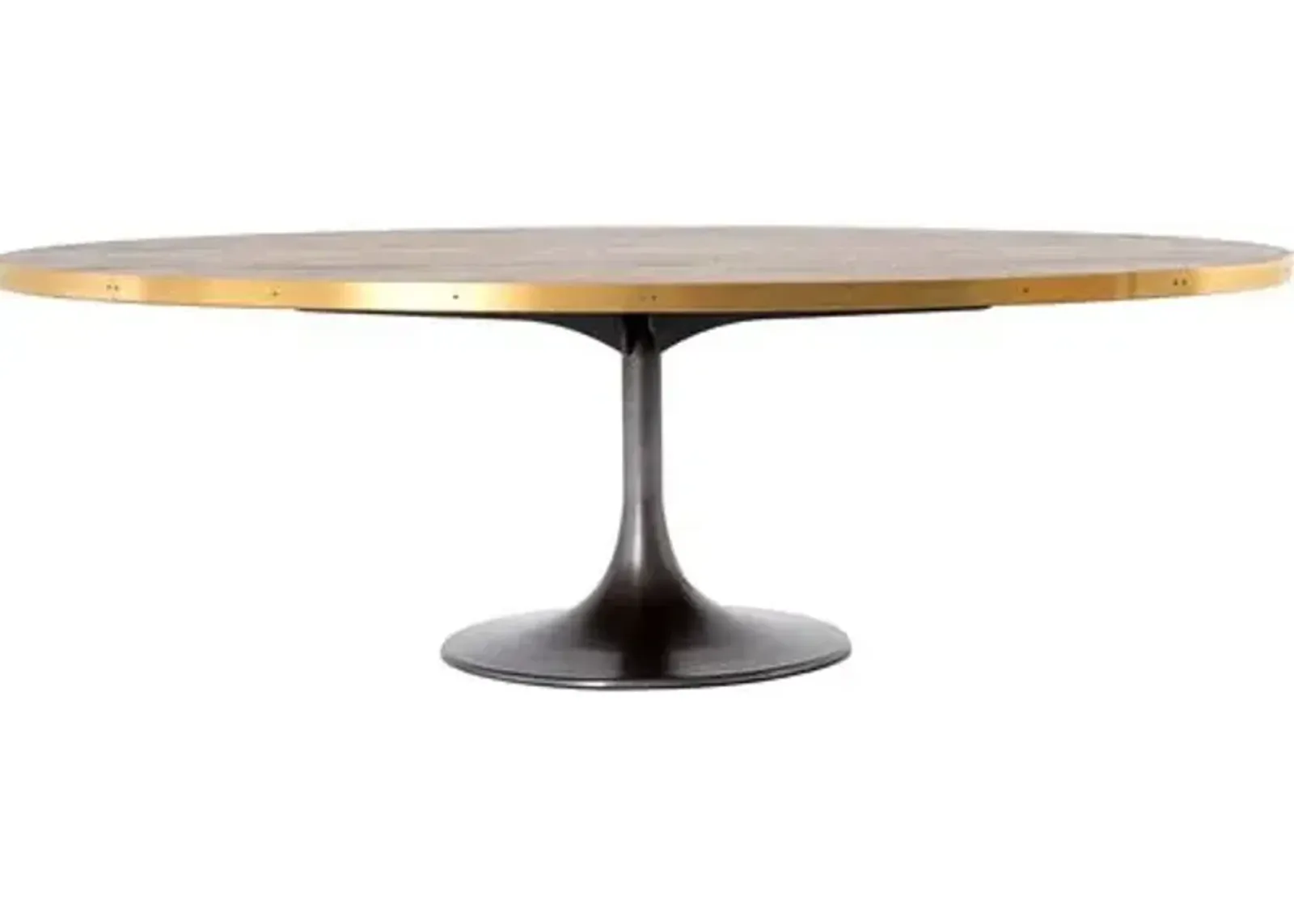 Maddie Oval Tulip Dining Table