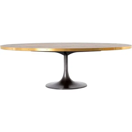 Maddie Oval Tulip Dining Table