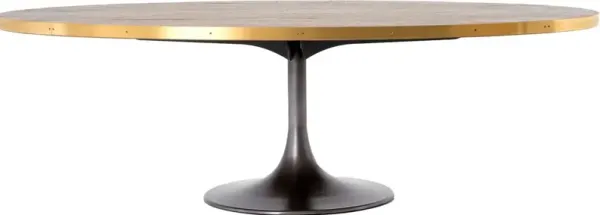 Maddie Oval Tulip Dining Table