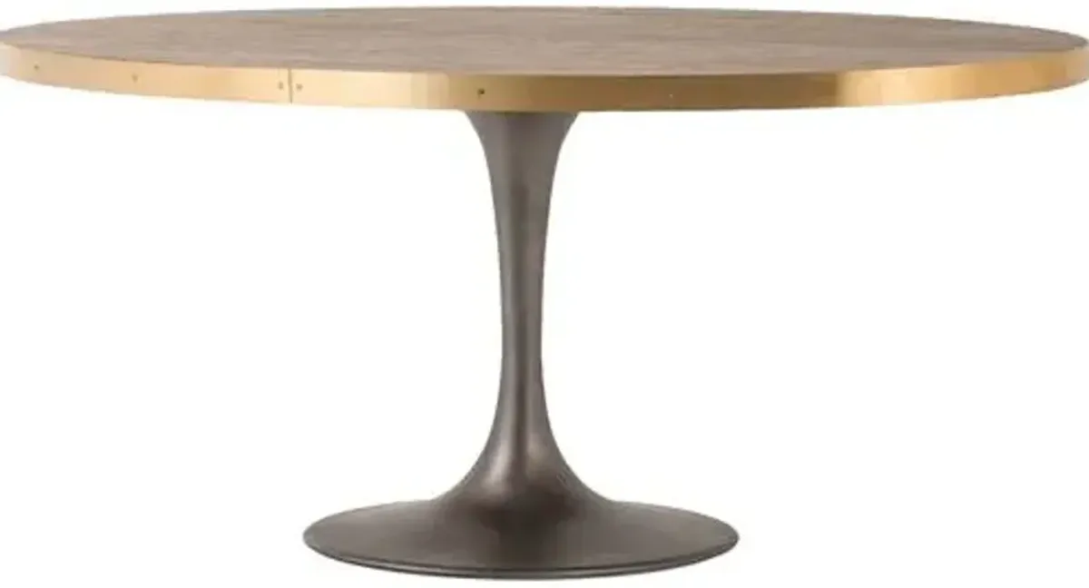 Maddie Oval Tulip Dining Table