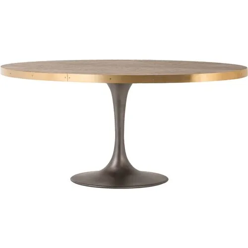 Maddie Oval Tulip Dining Table