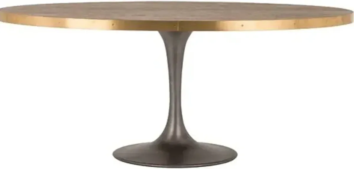 Maddie Oval Tulip Dining Table