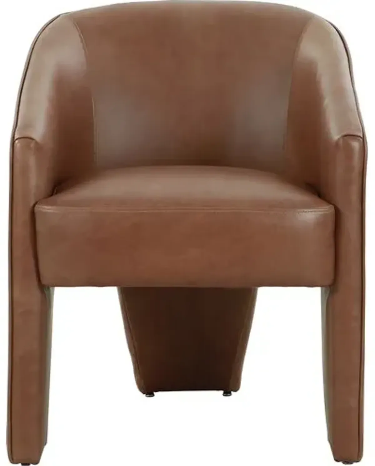 Desa Leather Dining Chair - Sonoma Chestnut - Brown