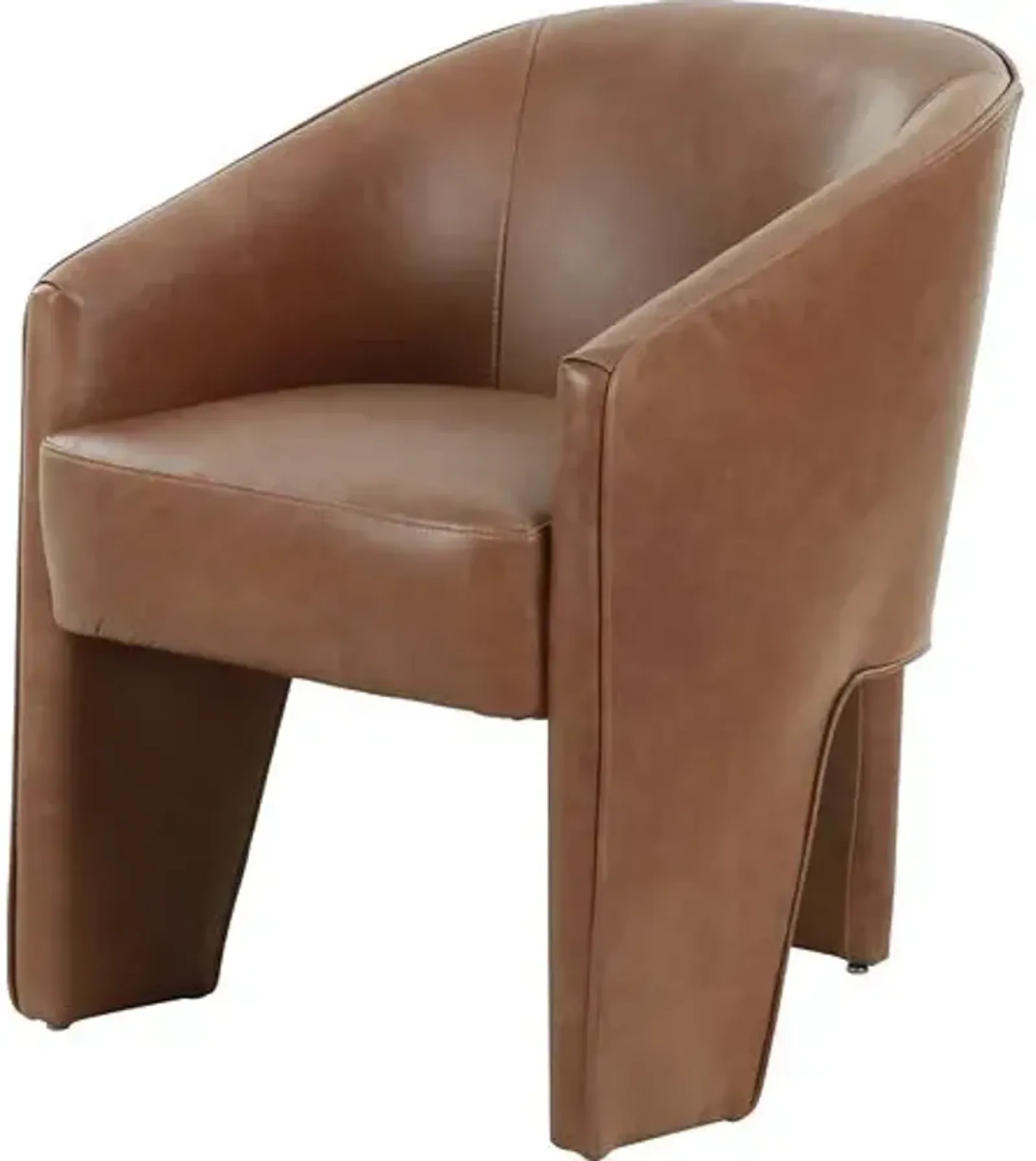 Desa Leather Dining Chair - Sonoma Chestnut - Brown