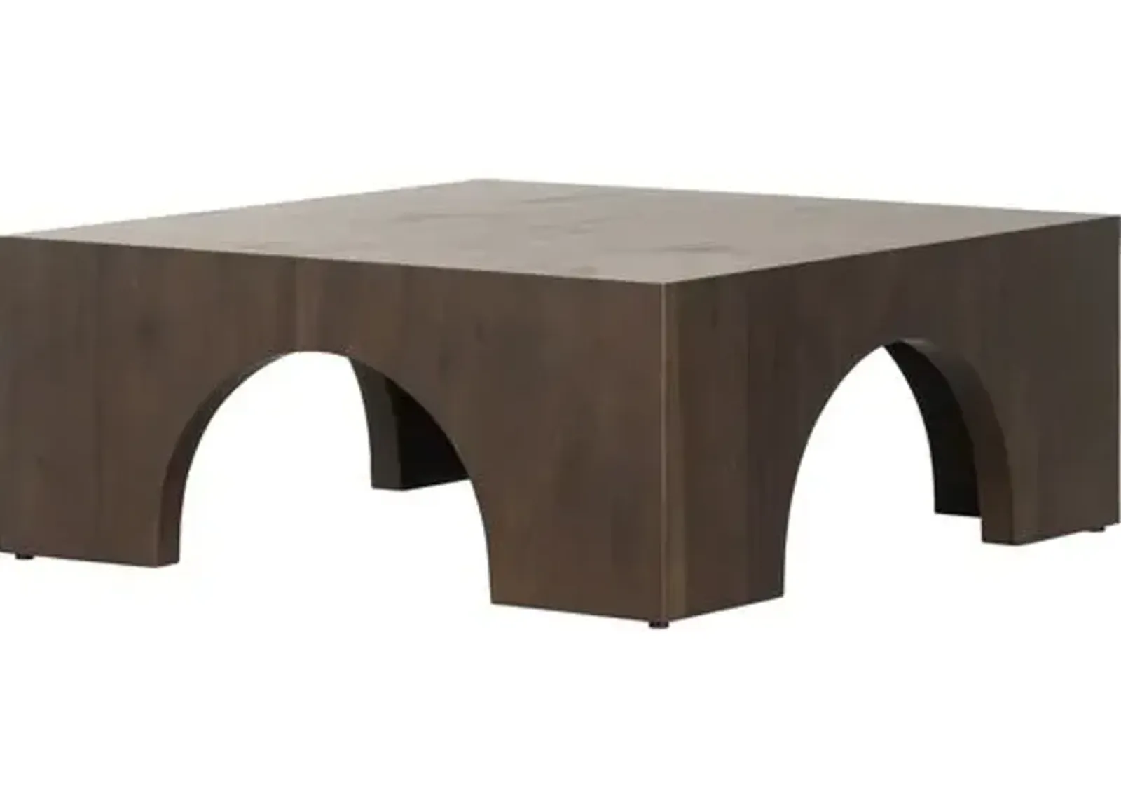 Ezra Coffee Table - Smoked Guanacaste - Brown