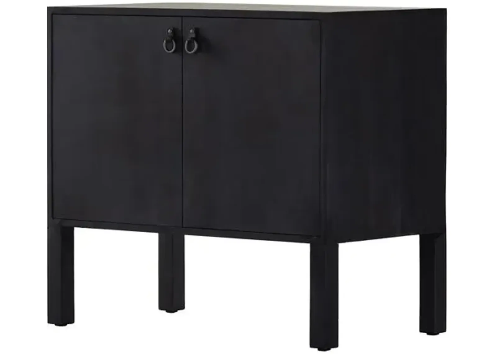 Braxton Bar Cabinet - Black Wash