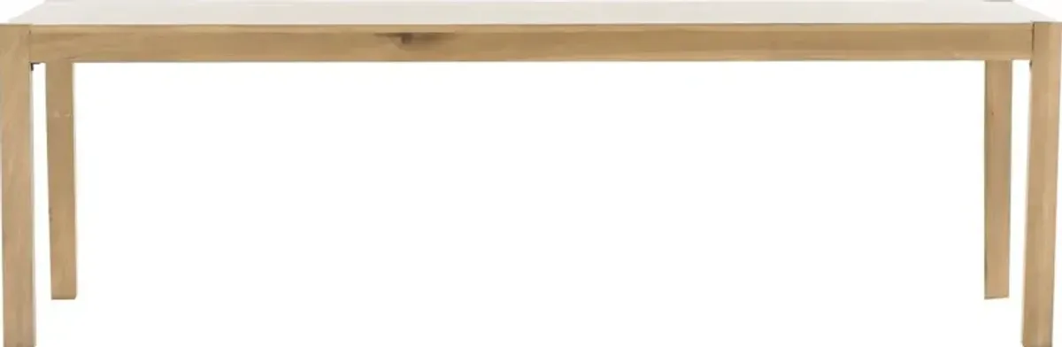 Braxton 96" Parson Dining Table - Natural Wash