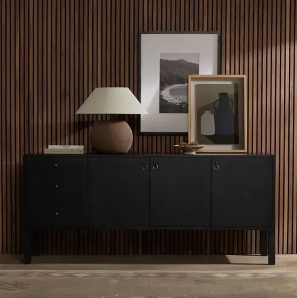 Braxton Sideboard - Black Wash