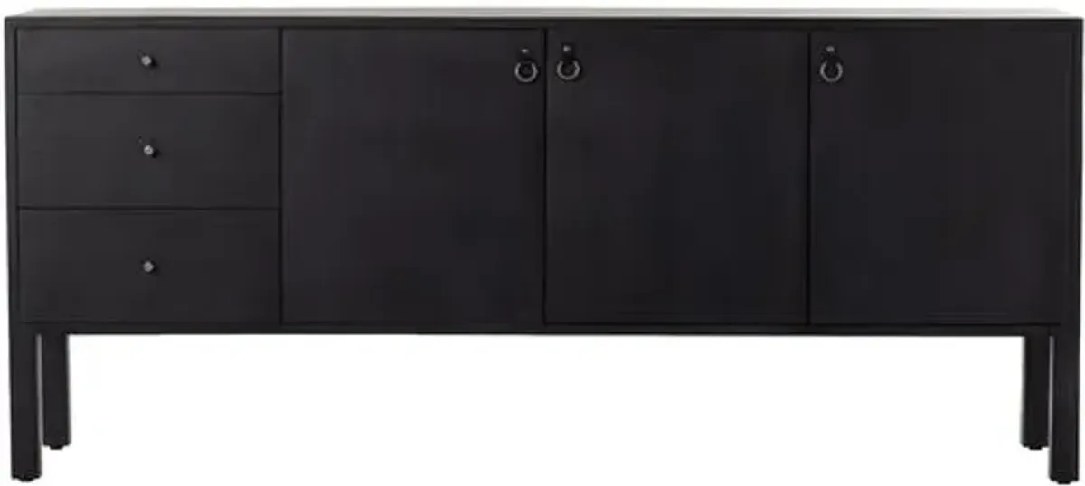 Braxton Sideboard - Black Wash