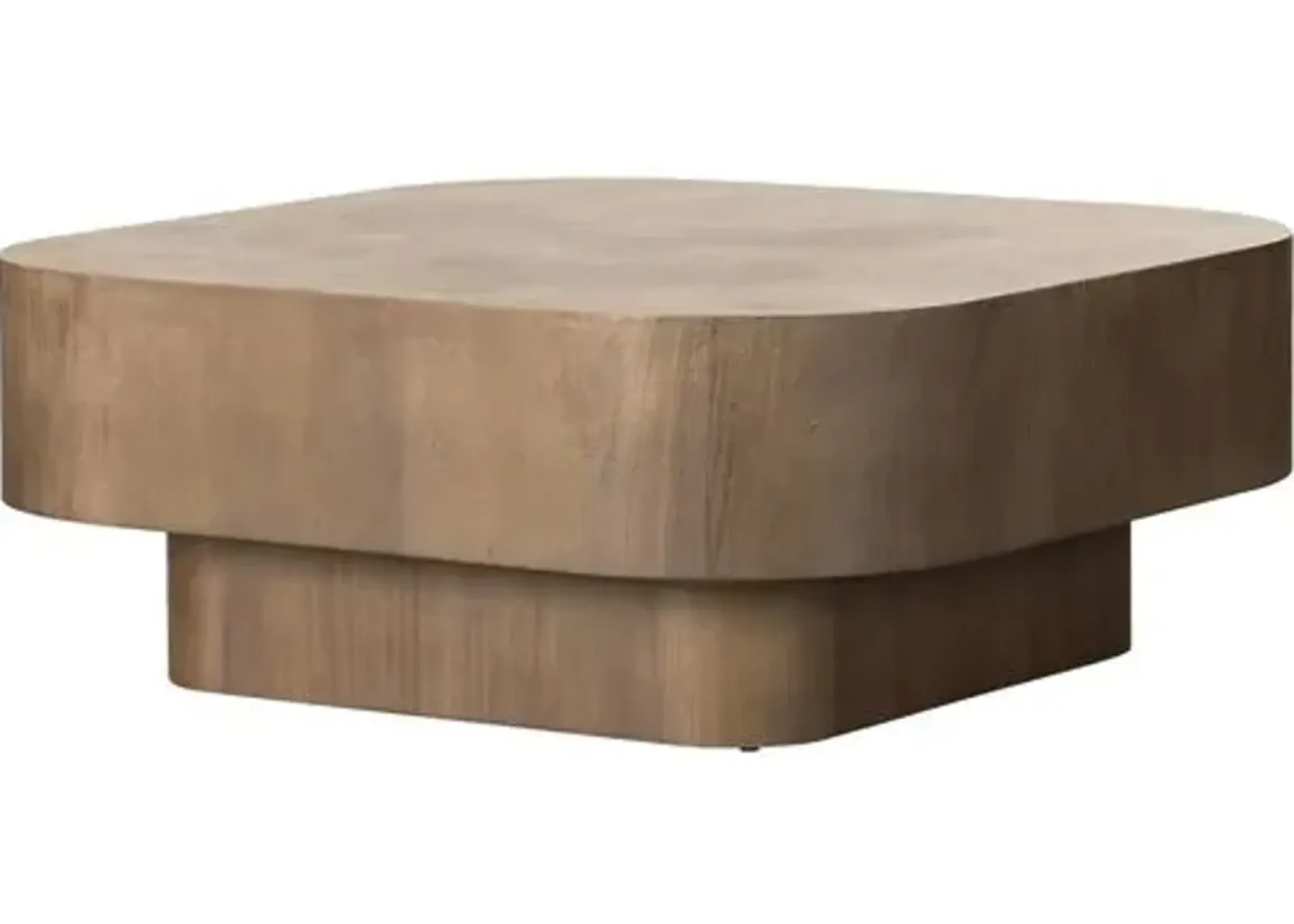 Freya Coffee Table - Warm Umber Burl - Brown