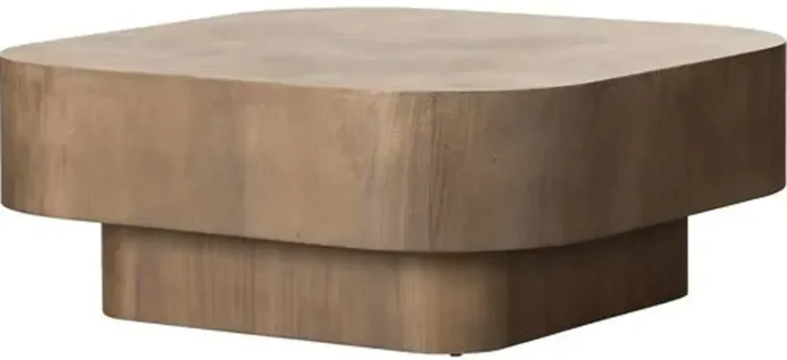 Freya Coffee Table - Warm Umber Burl - Brown