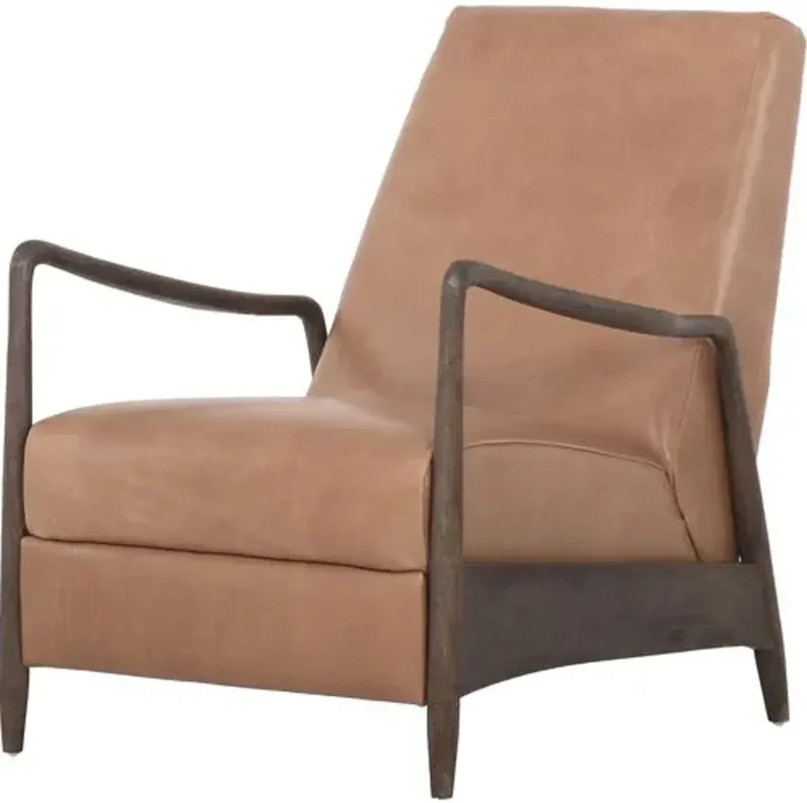 Carter Leather Recliner - Dakota Warm Taupe - Brown