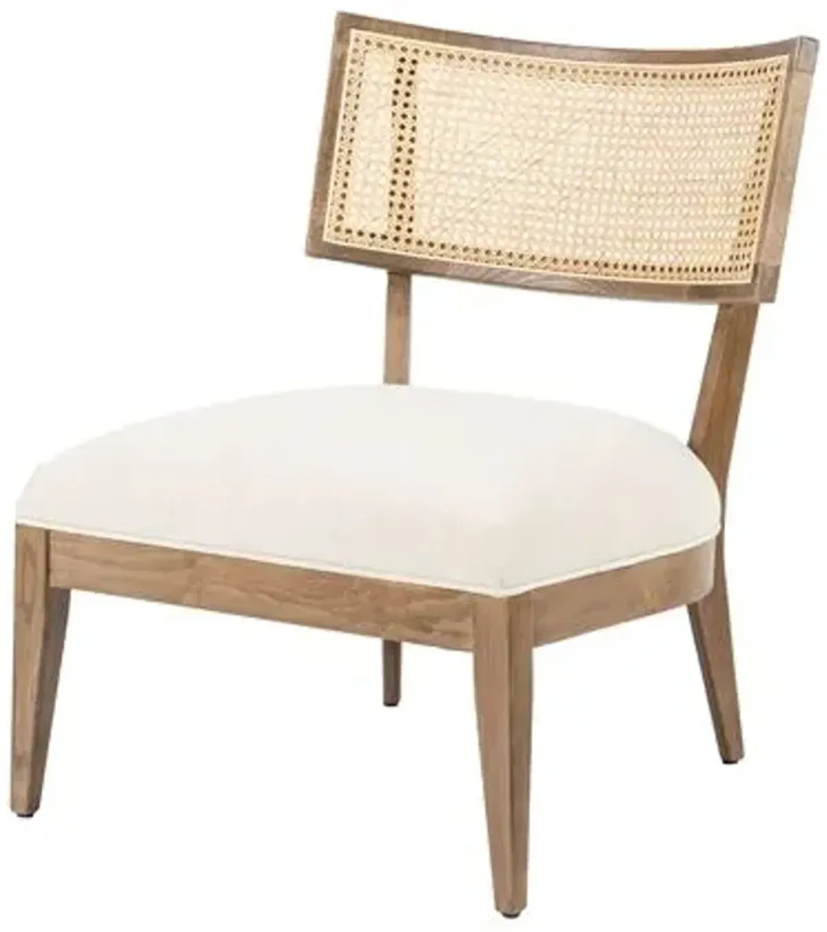 Aimee Cane Chair - Distressed Sable Beech - Beige