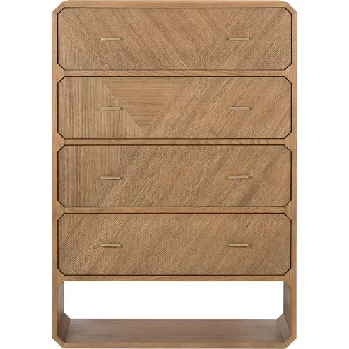 Loren 4-Drawer Dresser - Brown