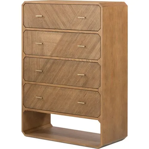 Loren 4-Drawer Dresser - Brown