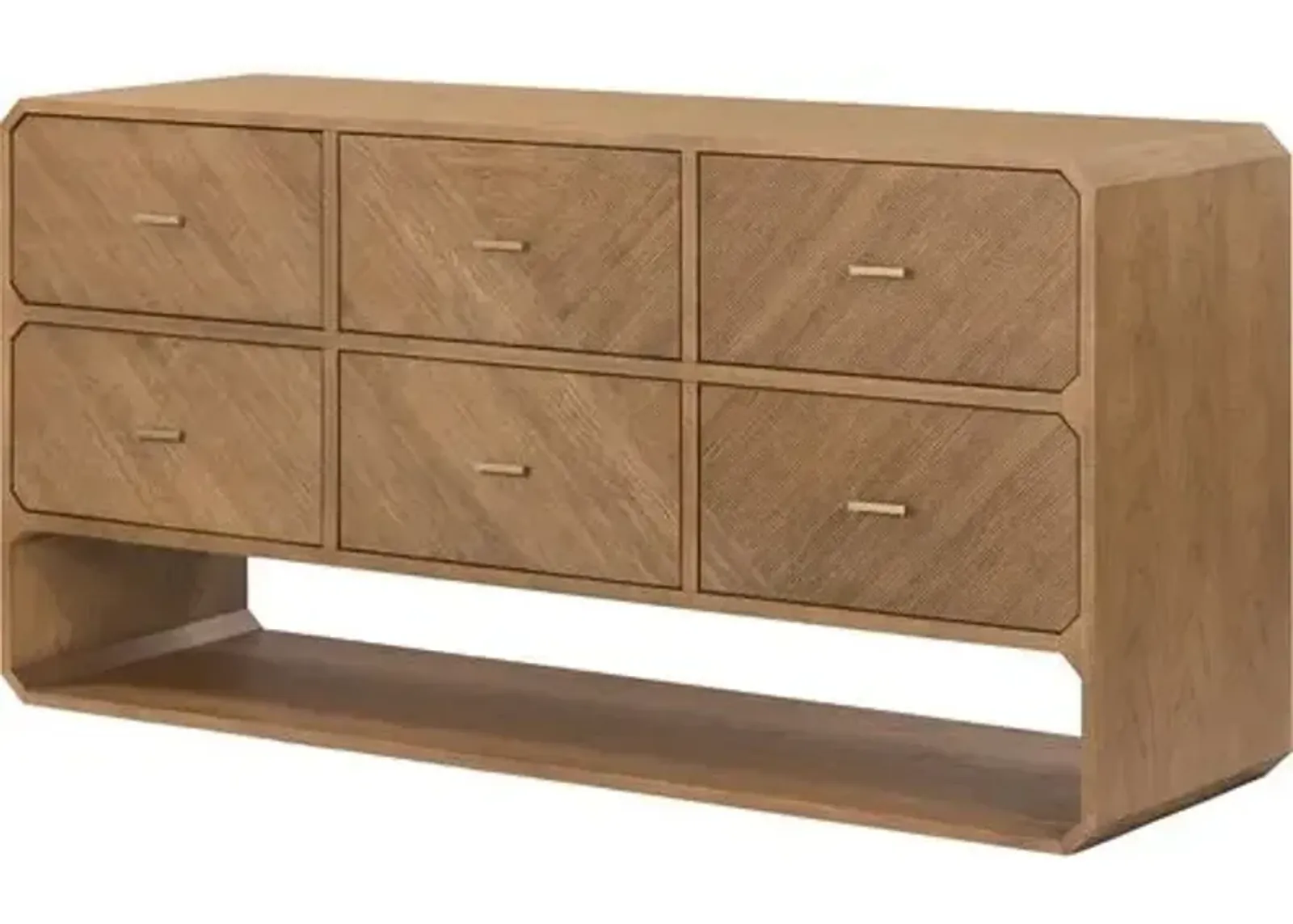 Loren 6-Drawer Dresser - Brown