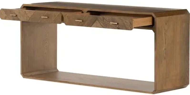 Loren Console Table - Brown