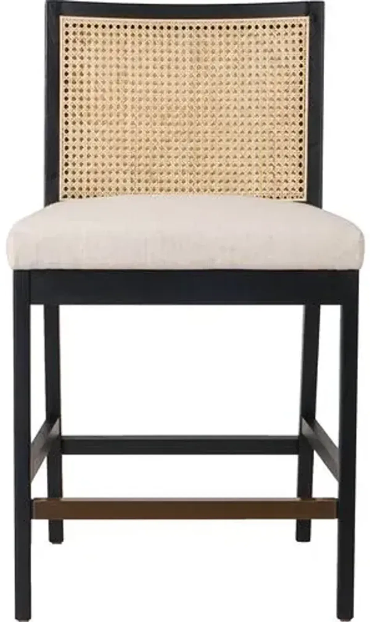 Aimee Cane Armless Counter Stool